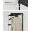 imageSONGMICS Portable Closet Freestanding Closet Organizer Clothes Rack with Shelves Hanging Rods Storage Organizer for Cloakroom Bedroom 488 x 169 x 717 Inches Black URYG026B02Black
