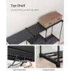 imageSONGMICS Portable Closet Freestanding Closet Organizer Clothes Rack with Shelves Hanging Rods Storage Organizer for Cloakroom Bedroom 488 x 169 x 717 Inches Black URYG026B02Black