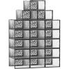 imageSONGMICS Clear Shoe Boxes Set of 18 Stackable Plastic Shoe Organizer Breathable and Foldable Display Storage Bins for Max US Size 11 Sneakers Transparent and Black ULSP106B18