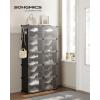 imageSONGMICS Shoe Rack Organizer 10Tier Shoe Storage Cabinet for Closet and Entryway Holds 40 Pairs of Shoes Adjustable White ULPC035W01Black