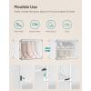 imageSONGMICS Shoe Rack Organizer 10Tier Shoe Storage Cabinet for Closet and Entryway Holds 40 Pairs of Shoes Adjustable White ULPC035W01White