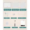 imageSONGMICS Shoe Rack Organizer 10Tier Shoe Storage Cabinet for Closet and Entryway Holds 40 Pairs of Shoes Adjustable White ULPC035W01White