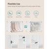 imageSONGMICS Shoe Rack Organizer 10Tier Shoe Storage Cabinet for Closet and Entryway Holds 40 Pairs of Shoes Adjustable White ULPC035W01White