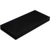 imageSONGMICS Floating Wall Shelf 157 Inches with Metal Bracket for Easy Installation Display Trinkets Picture Frames Potted Plants in The Living Room Entryway Bedroom Black ULWS014B01Black