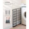 imageSONGMICS Laundry Hamper 238 Gal 90L Laundry Basket Collapsible Clothes Hamper Black and White ULCB190W01Black  Gray