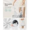 imageSONGMICS Laundry Hamper 238 Gal 90L Laundry Basket Collapsible Clothes Hamper Black and White ULCB190W01Cream White