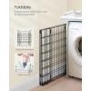 imageSONGMICS Laundry Hamper 238 Gal 90L Laundry Basket Collapsible Clothes Hamper Black and White ULCB190W01Cream White