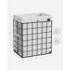 imageSONGMICS Laundry Hamper 238 Gal 90L Laundry Basket Collapsible Clothes Hamper Black and White ULCB190W01Cream White