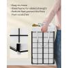 imageSONGMICS Laundry Hamper 238 Gal 90L Laundry Basket Collapsible Clothes Hamper Black and White ULCB190W01Cream White
