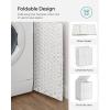imageSONGMICS Laundry Hamper with Lid 110L Clothes Hamper with 2 Removable Liner Bags 6 Mesh Bags Wicker Laundry Basket Double Laundry Hamper for Laundry Room 13 x 224 x 236 Inches Black ULCB52BKWhite