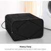 imageSONGMICS Laundry Hamper with Lid Bamboo Launry Basket with Handles Foldable Storage Basket for Laundry Room Bedroom 100L Brown ULCB063K02Ink Black