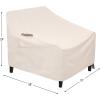 imageSONGMICS Patio Chair Covers Set of 2 Lounge Deep Seat Cover 600D Heavy Duty Outdoor Furniture Cover Waterproof and AntiFadeUGCC06EC