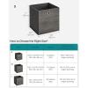 imageSONGMICS Storage Cubes Set of 6 Storage Bins with Handles Foldable Oxford Fabric and NonWoven Fabric Storage Boxes 102 x 102 x 11 Inches Fit Cube Storage Unit Chestnut Brown URFB126K01Misty Gray