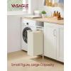 imageVASAGLE Laundry Hamper Laundry Basket Laundry Sorter with 3 PullOut and Removable Bags Shelf Metal Frame 3 x 10 Gallons 38L 364 x 13 x 284 Inches Black and Gray UBLH301G01White  Cloud White