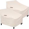 imageSONGMICS Patio Chair Covers Set of 2 Lounge Deep Seat Cover 600D Heavy Duty Outdoor Furniture Cover Waterproof and AntiFadeUGCC08EC