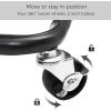 imageSONGMICS 3Tier Metal Rolling Cart Utility Cart Kitchen Cart with Adjustable Shelves Storage Trolley with 2 Brakes Easy Assembly for Kitchen Office Bathroom Black UBSC60BBlack