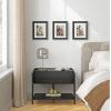imageSONGMICS 5x7 Picture Frames with 6 Mats for Wall Set of 3 Collage Photo Frames for 5x7 4x6 35x5 Pictures Hanging or Table Display Glass Front 5 NonTrace Nails Teak Brown URPF045K01Ash Black