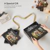 imageSONGMICS 5x7 Picture Frames with 6 Mats for Wall Set of 3 Collage Photo Frames for 5x7 4x6 35x5 Pictures Hanging or Table Display Glass Front 5 NonTrace Nails Teak Brown URPF045K01Ash Black