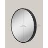 imageSONGMICS Bathroom Round Mirror for Wall 16 Inches Black Circle MirrorMetal Framefor Bathroom Over Sink Living Room Bedroom Entryway Hallway Ink Black ULWM104B01Ink Black
