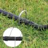 imageSONGMICS Childrens Soccer Goal 12 x 6 Foot in Garden Courtyard Park Beach Metal Pipes and PE Net Quick Assembly Black USZQ366B01V1