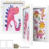 imageSONGMICS Kids Artwork Frame Changeable A4 85x11 Art Picture Frame Display for Room Decor Each Storage up to 150 Drawings with Mat Stickers NonTrace Nails MDF Glass Matte WhiteMatte White