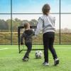imageSONGMICS Kids Soccer Goals for Backyard 4x3 ft Portable Soccer Nets Training Equipment Toddler Soccer Goal with Carrying Bag for FieldBlack