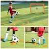 imageSONGMICS Kids Soccer Goals for Backyard 4x3 ft Portable Soccer Nets Training Equipment Toddler Soccer Goal with Carrying Bag for FieldOrange