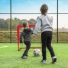imageSONGMICS Kids Soccer Goals for Backyard 4x3 ft Portable Soccer Nets Training Equipment Toddler Soccer Goal with Carrying Bag for FieldRed