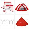 imageSONGMICS Kids Soccer Goals for Backyard 4x3 ft Portable Soccer Nets Training Equipment Toddler Soccer Goal with Carrying Bag for FieldRed