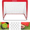 imageSONGMICS Kids Soccer Goals for Backyard 4x3 ft Portable Soccer Nets Training Equipment Toddler Soccer Goal with Carrying Bag for FieldRed