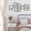 imageSONGMICS Picture Frames Set of 7 Pieces One 11 x 14 Inches Two 8 x 10 Inches Four 6 x 8 Inches with White Mat Real Glass for Multiple Photos Black URPF37BK11 x 14  8 x 10  6 x 8