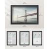 imageSONGMICS Shadow Box Frame 13Inch Deep Memory Display Case for Desk Wall Decor Box Picture Photo Frame with 4 Wood Push Pins 3 Mats 2 NonTrace Nails Gift Rustic WhiteAsh Black