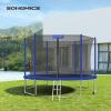 imageSONGMICS Trampoline Pad 8ft 10ft 12ft 14ft 15ft Replacement Trampoline Safety Pad Spring CoverCobalt Blue