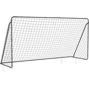 imageSONGMICS Childrens Soccer Goal 12 x 6 Foot in Garden Courtyard Park Beach Metal Pipes and PE Net Quick Assembly Black USZQ366B01V1