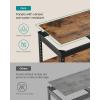 imageSONGMICS 5Tier Storage Shelves Load 2310 lb Garage Storage Boltless Assembly Adjustable Shelving Unit 236 x 472 x 709 Inches for Study Shed Basement Gray and Natural Beige UGLR600G01Black  Rustic Brown
