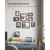 imageSONGMICS Picture Frames Bundle Set of 10 4 x 6 Collage Picture Frames with 10 Picture Frames of Different Sizes Black and Black URPF20BK and URPF10B