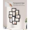 imageSONGMICS Picture Frames Bundle Set of 10 4 x 6 Collage Picture Frames with 10 Picture Frames of Different Sizes Black and Black URPF20BK and URPF10B