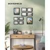 imageSONGMICS Picture Frames Bundle Set of 10 4 x 6 Collage Picture Frames with 10 Picture Frames of Different Sizes Black and Black URPF20BK and URPF10B