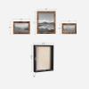 imageSONGMICS Picture Frames Bundle Set of 10 Collage Picture Frames with 8 x 10 Shadow Box Display Case Rustic Brown and Black URPF010X01 and URPF007B01