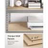 imageSONGMICS 5Tier Storage Shelves Load 2310 lb Set of 2 Garage Storage Boltless Assembly Adjustable Shelving Unit 118 x 295 x 591 Inches for Study Shed Basement Silver UGLR300E02Silver