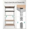 imageSONGMICS 5Tier Storage Shelves Load 2310 lb Set of 2 Garage Storage Boltless Assembly Adjustable Shelving Unit 118 x 295 x 591 Inches for Study Shed Basement Silver UGLR300E02Silver