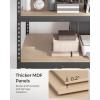 imageSONGMICS 5Tier Storage Shelves Load 2310 lb Set of 2 Garage Storage Boltless Assembly Adjustable Shelving Unit 118 x 295 x 591 Inches for Study Shed Basement Silver UGLR300E02Grey