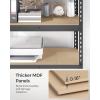 imageSONGMICS 5Tier Storage Shelves Load 2310 lb Set of 2 Garage Storage Boltless Assembly Adjustable Shelving Unit 118 x 295 x 591 Inches for Study Shed Basement Silver UGLR300E02Grey