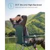 imageSONGMICS 2 Pack Folding Camping Chairs Load 330 lb Cup Holder and High Backrest HeavyDuty Structure for Lawn Garden Fishing TerraceDark Green