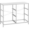 imageSONGMICS Dresser Storage Unit with 6 Easy Pull Fabric Drawers Dresser Drawer Organizer Unit with Metal Frame Wooden Tabletop for Closet Black ULTS23HLight Gray