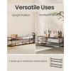 imageSONGMICS Shoe Rack 3Tier Shoe Organizer Metal Storage Shelf Upright or Upside Down for 1620 Pairs Stackable for Entryway 118 x 362 x 217 Inches Black ULSA303B02Black