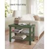 imageSONGMICS Shoe Rack Bench 3Tier Bamboo Shoe Storage Organizer Entryway Bench Holds Up to 286 lb 113 x 276 x 178 Inches for Entryway Bathroom Bedroom Brown ULBS04ZForest Green