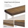 imageSONGMICS Shoe Rack Bench 3Tier Bamboo Shoe Storage Organizer Entryway Bench Holds Up to 286 lb 113 x 276 x 178 Inches for Entryway Bathroom Bedroom Brown ULBS04ZYellow Brown