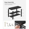 imageSONGMICS Shoe Rack Bench 3Tier Bamboo Shoe Storage Organizer Entryway Bench Holds Up to 286 lb 113 x 276 x 178 Inches for Entryway Bathroom Bedroom Brown ULBS04ZBlack