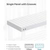 imageSONGMICS Shoe Rack Bench 3Tier Bamboo Shoe Storage Organizer Entryway Bench Holds Up to 286 lb 113 x 276 x 178 Inches for Entryway Bathroom Bedroom Brown ULBS04ZCloud White